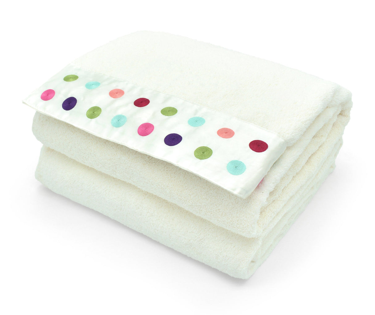 Velosso Multi Spots Embroidered Cotton Towels