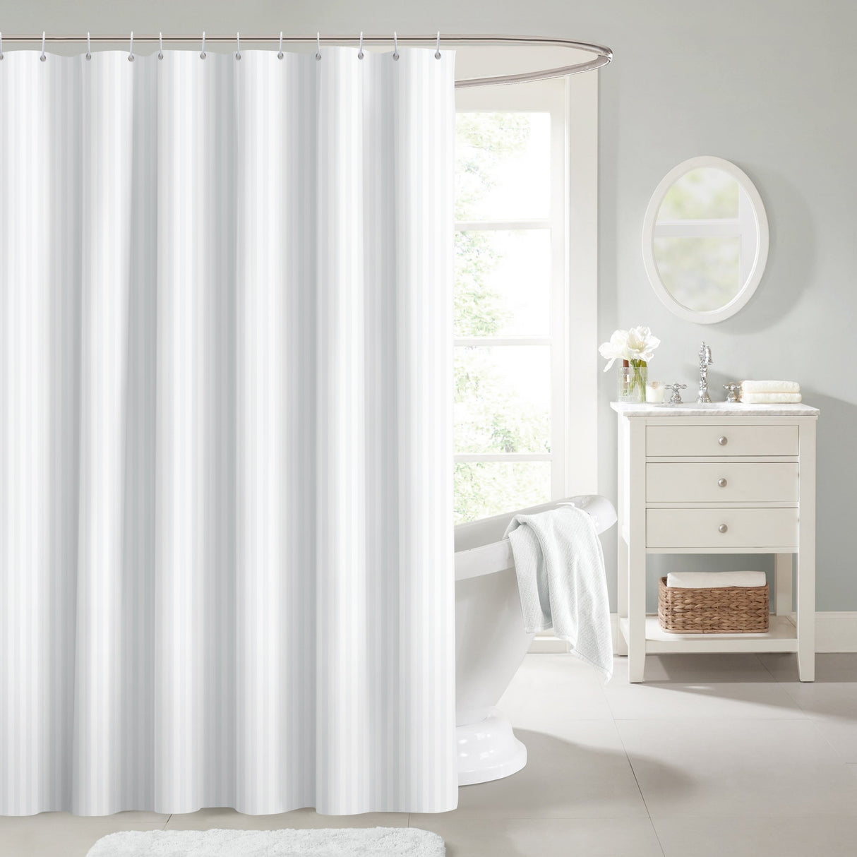 Velosso Stripe Shower Curtains