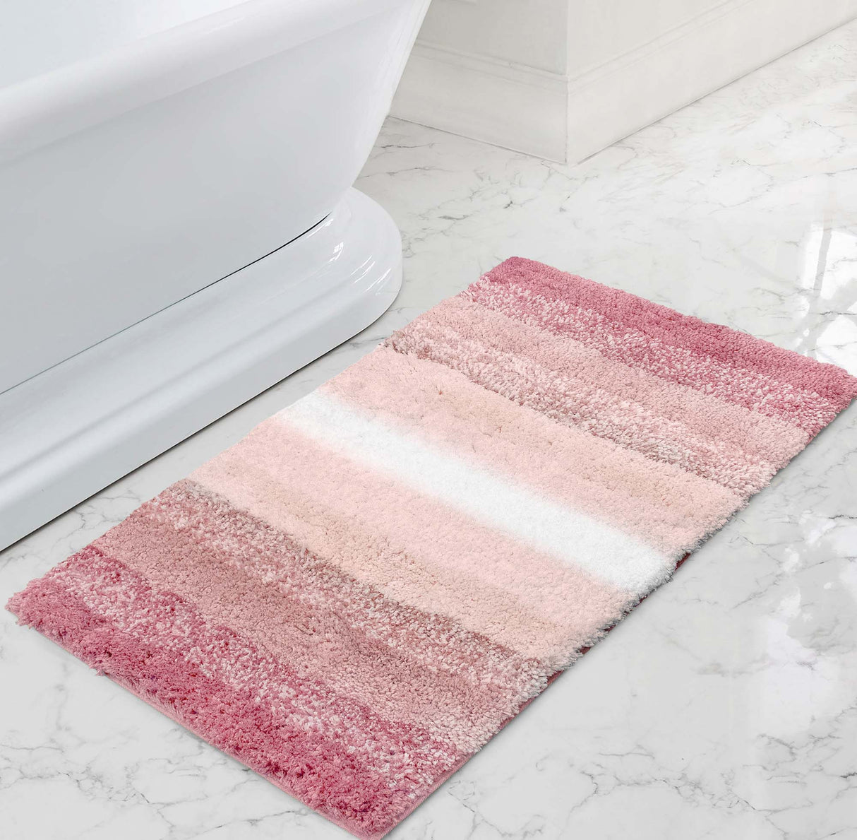 Velosso Super Stripe Bath/ Pedestal Mat Anti slip