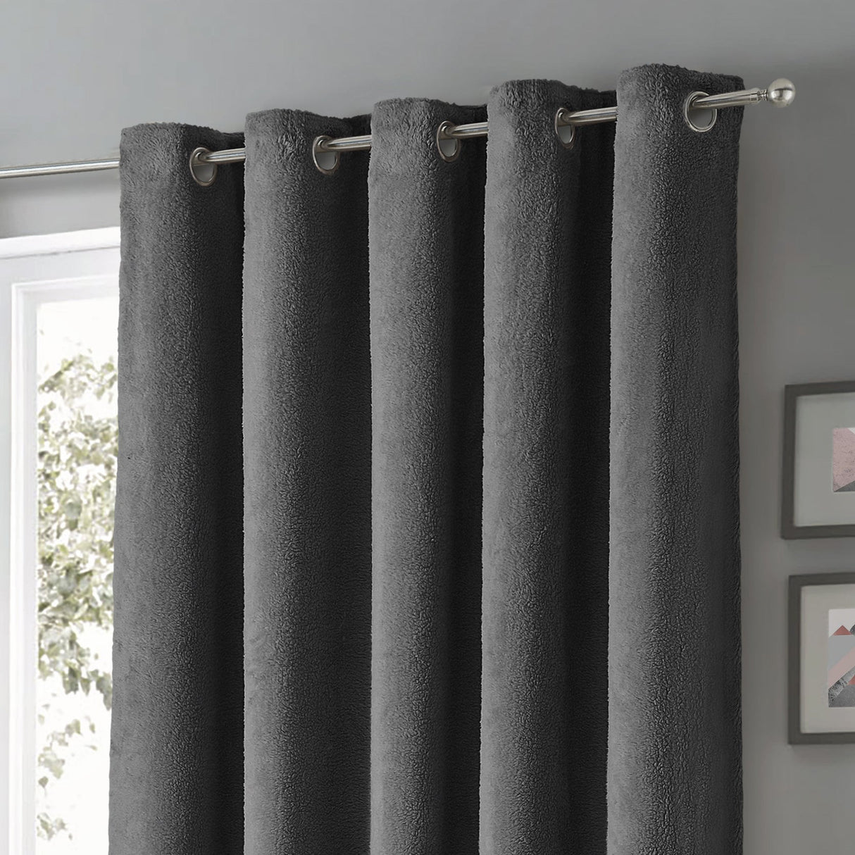 Velosso Teddy Ring Top Curtains
