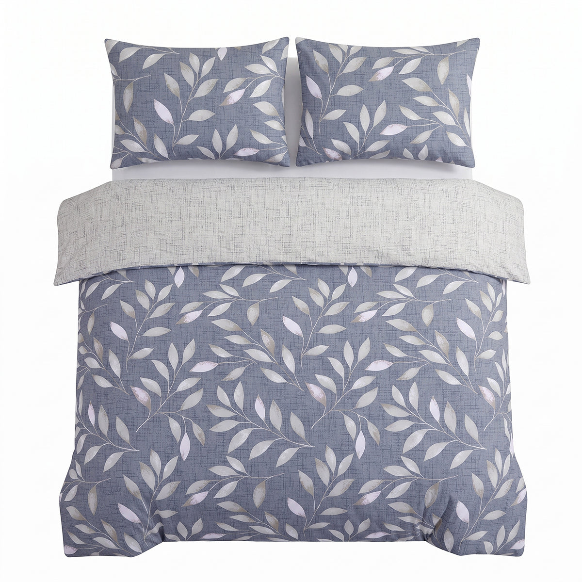 Velosso Trailing Leaves Duvet Cover and Pillowcase Set