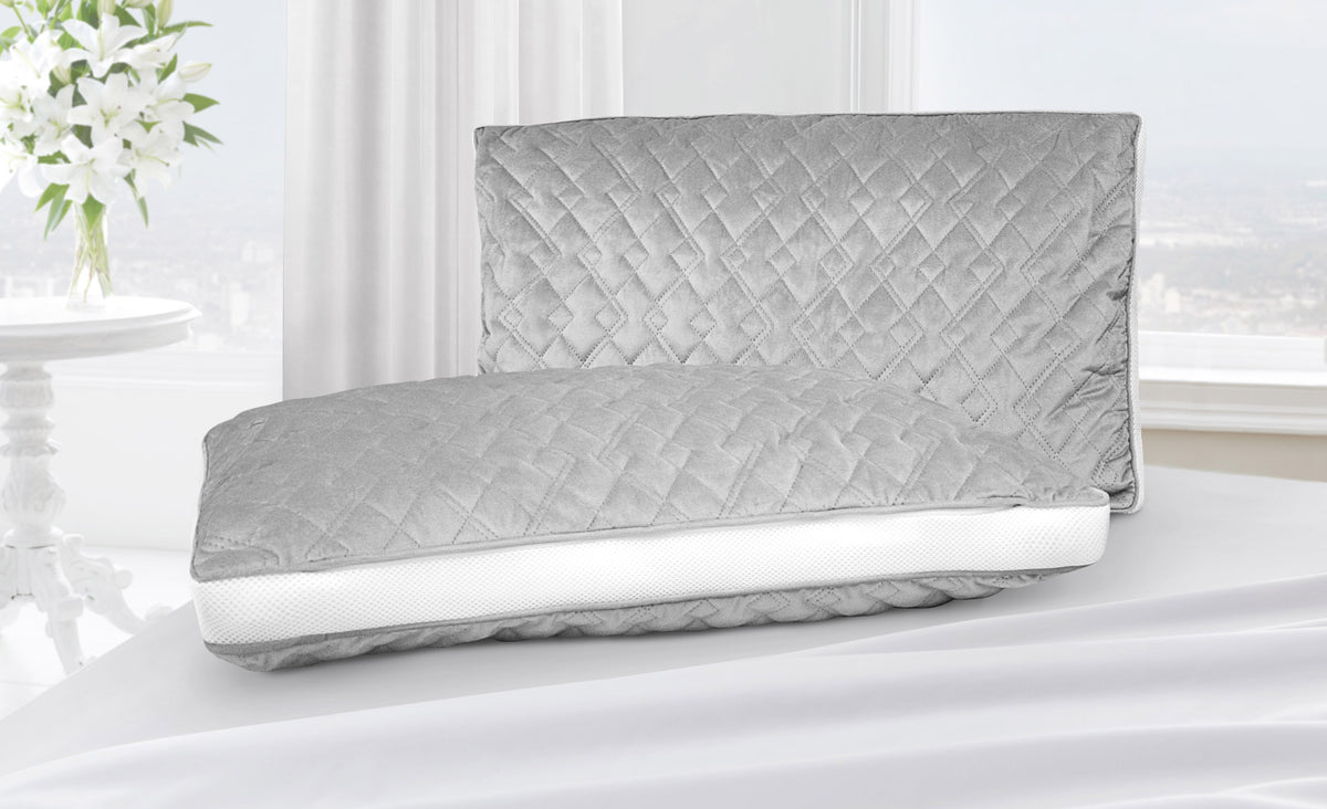 Velosso Velvet Diamond Pillow Protector