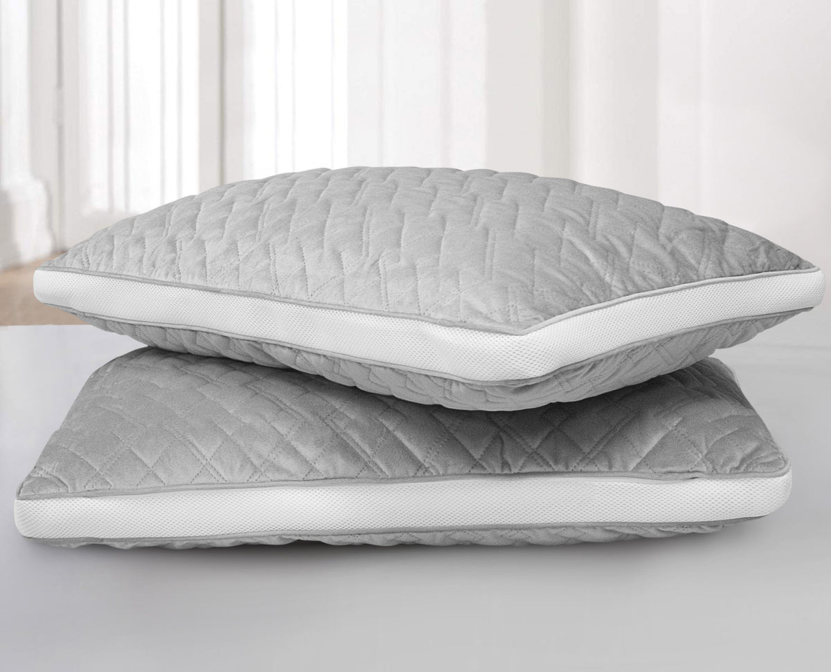 Velosso Velvet Diamond Pillow Protector
