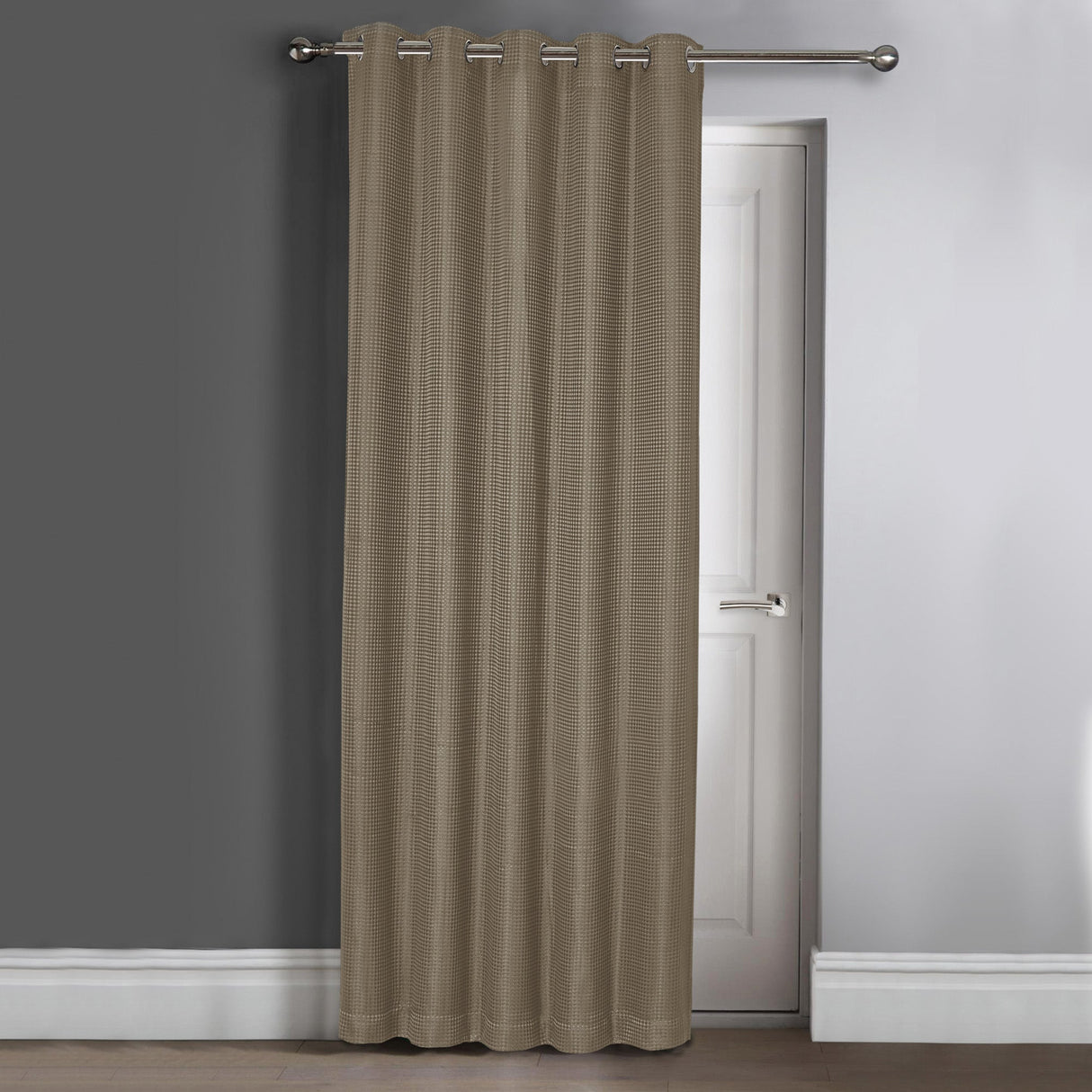Velosso Waffle Ring Top Door Curtain