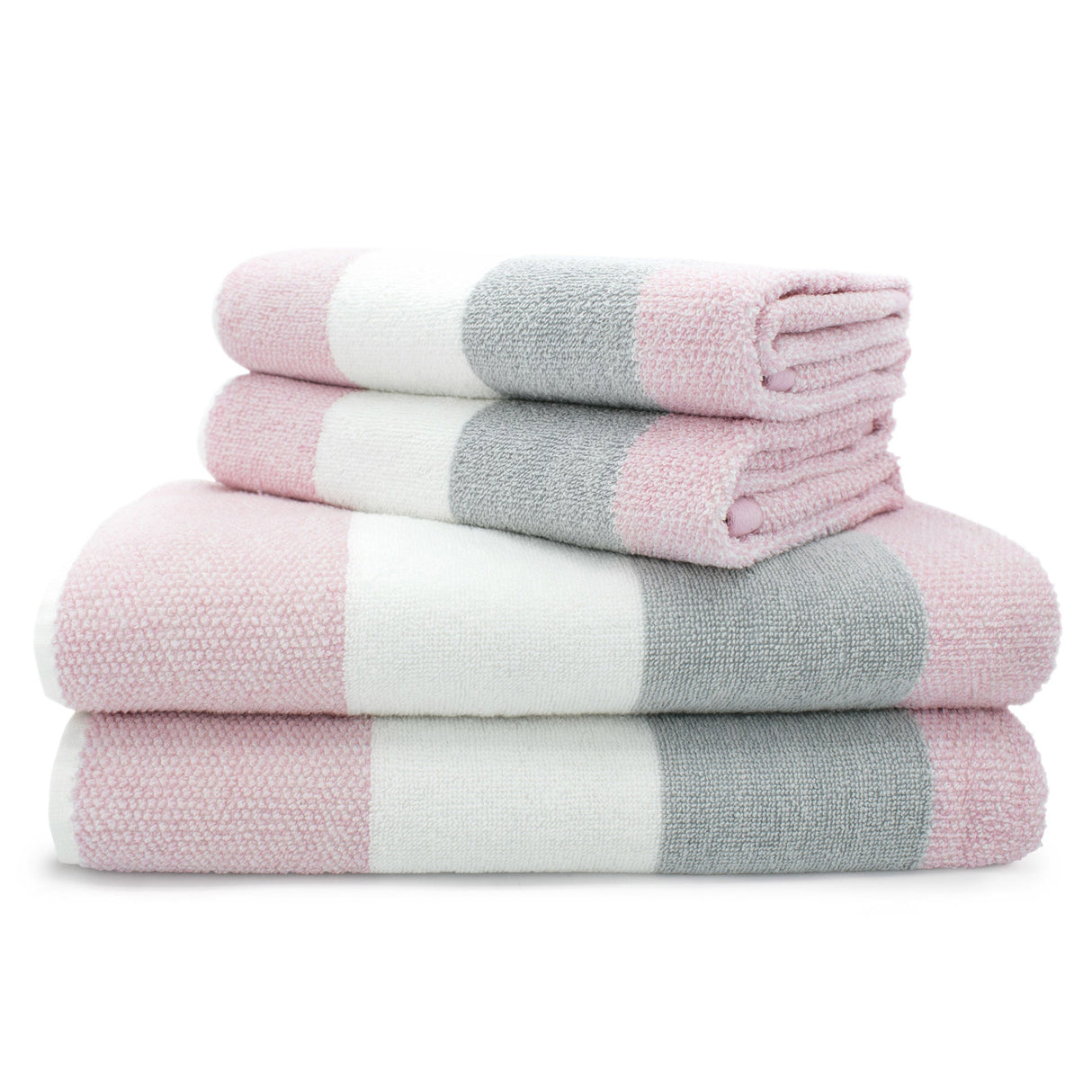 Velosso Weston Stripe Towels 100% Cotton