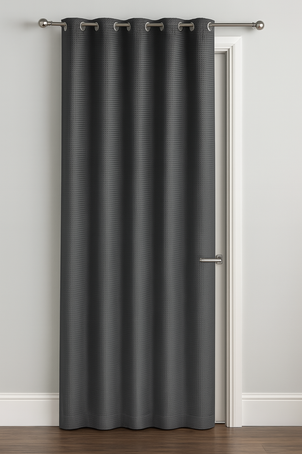 Velosso Waffle Ring Top Door Curtain