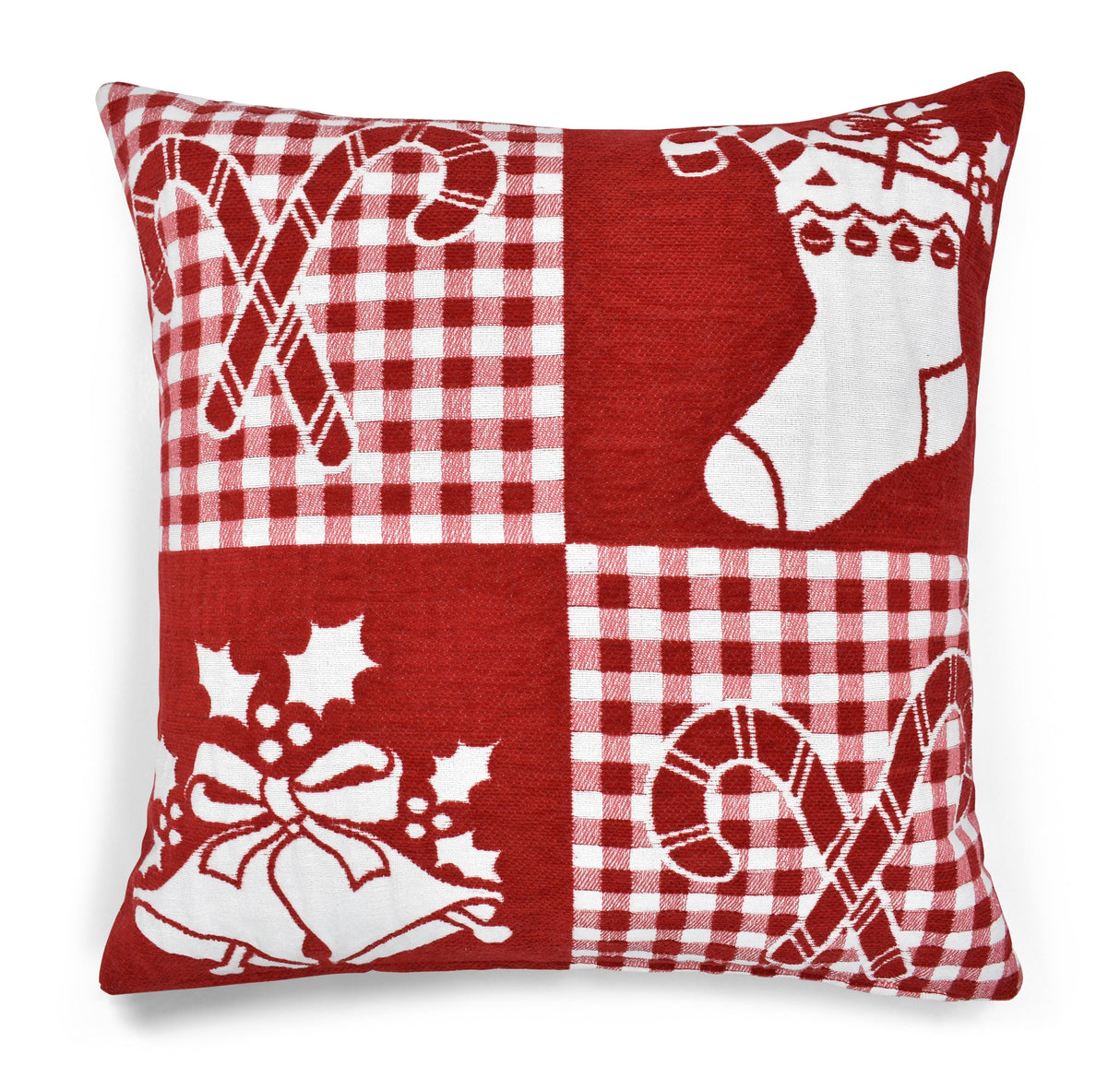 Velosso Xmas Check Cushion