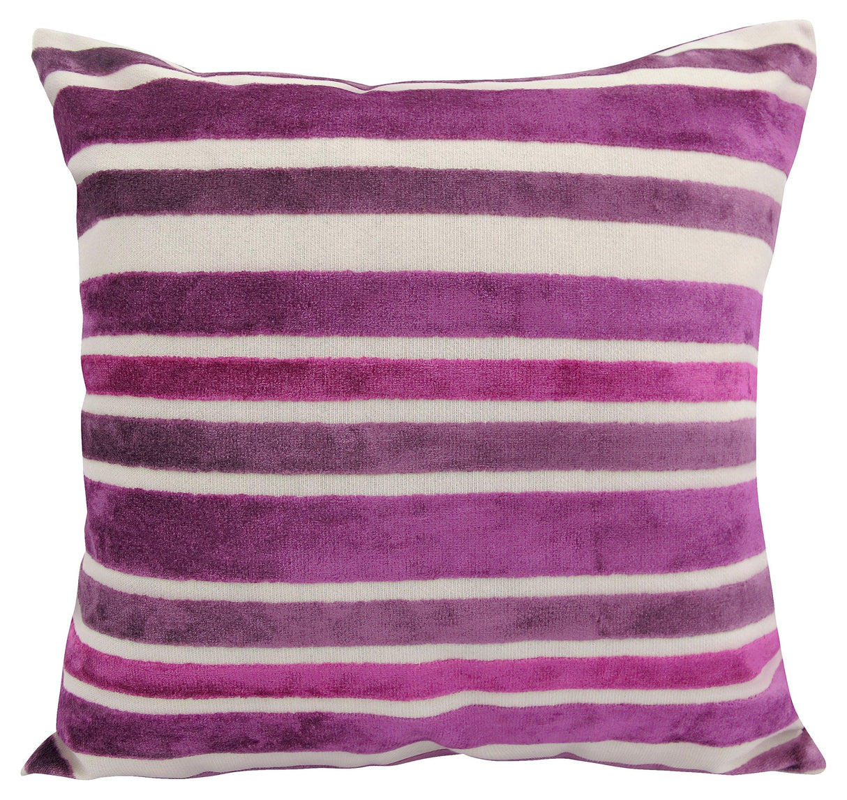 Intimates Large Chenille Stripe Aubergine Cushion