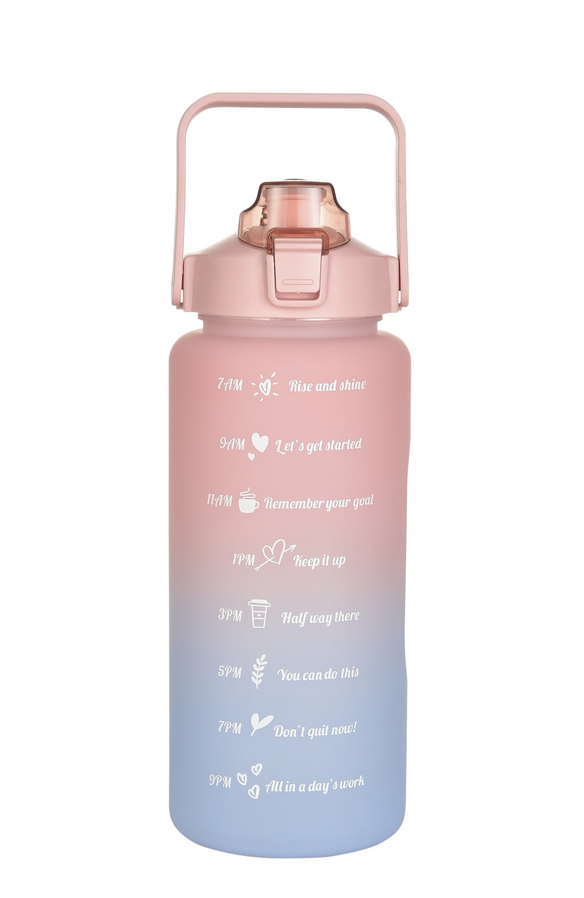 Home Republic 2l Motivational Water Bottle