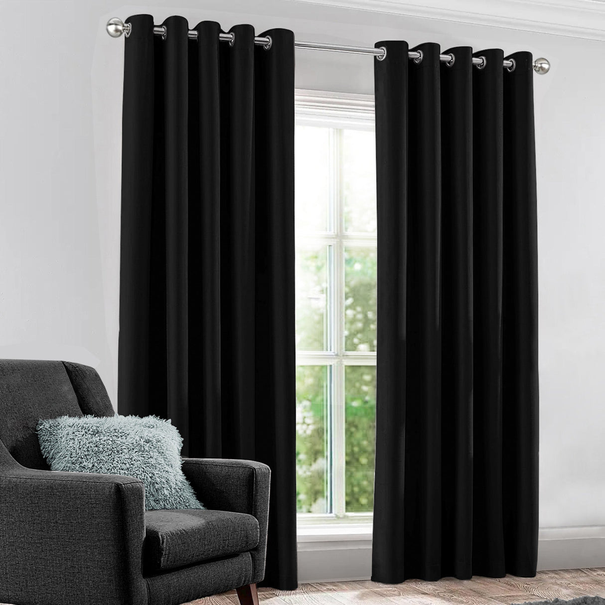 Velosso Kassidy Blackout Ring Top Curtains