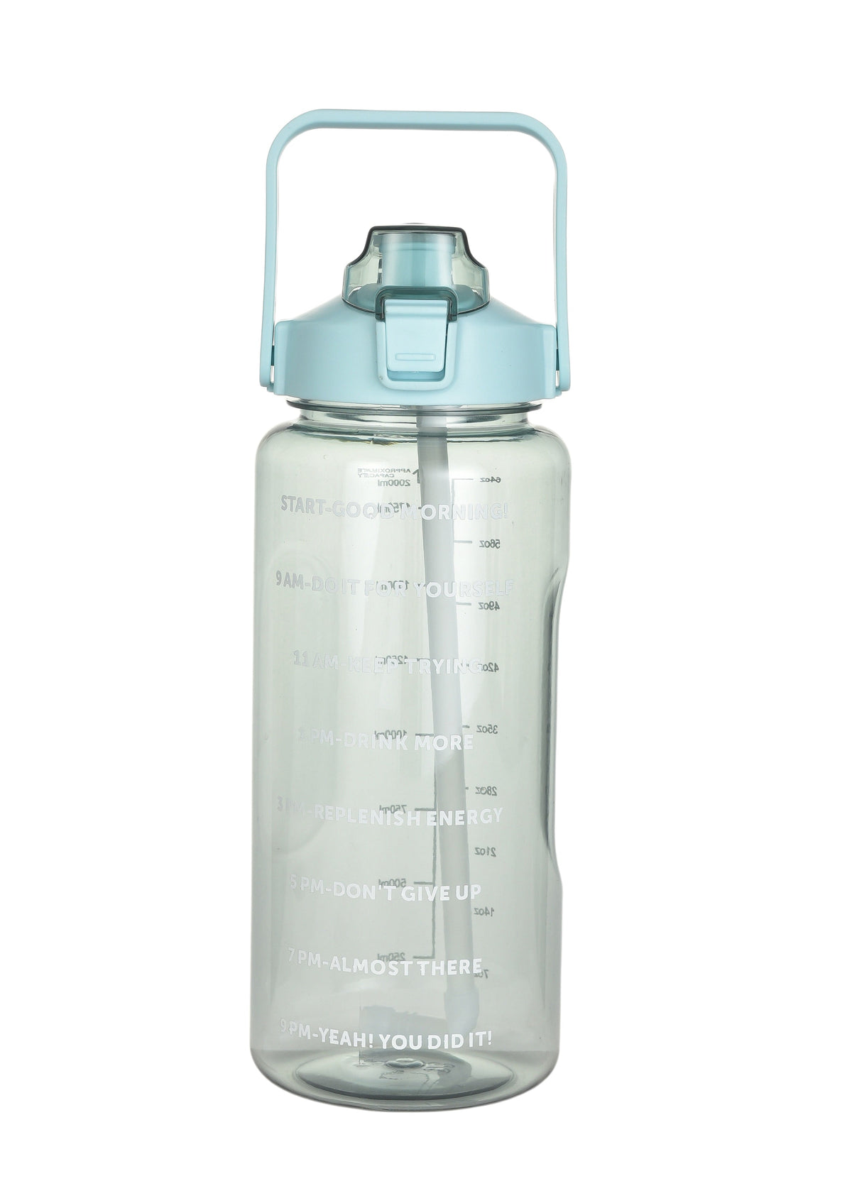 Home Republic 2l Motivational Water Bottle