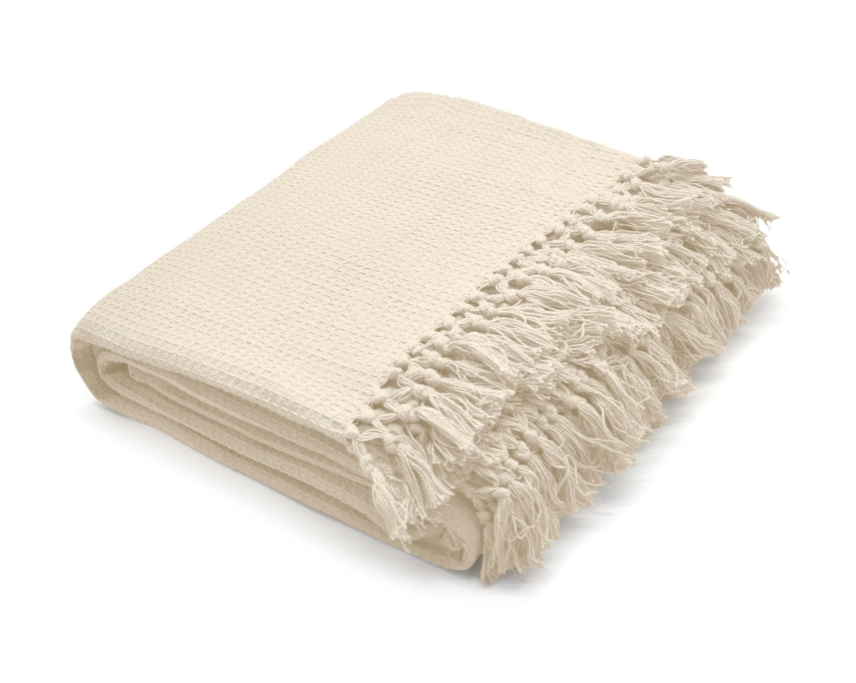 Velosso Waffle Throw 100% Cotton