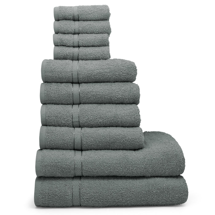 400gsm Cotton Aspen Ash Grey Towels