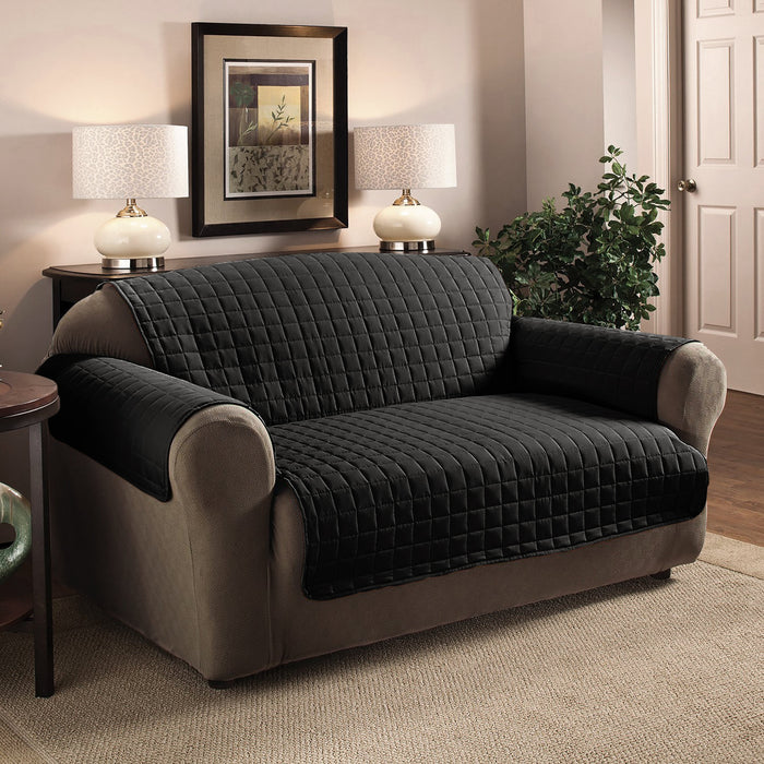 Velosso Black Water Repellent Sofa Protector
