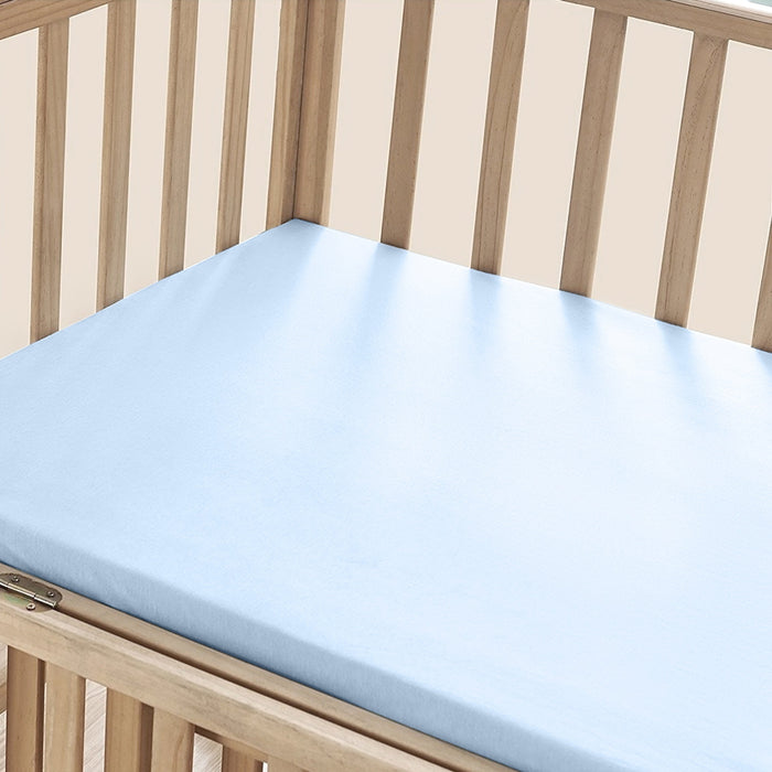 2 Pack Flannelette Flat Sheets Blue