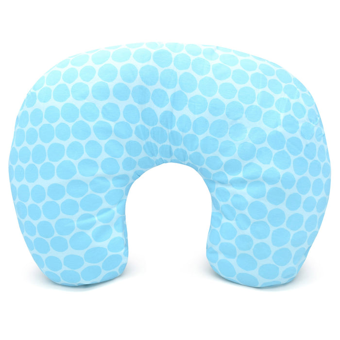 Nursing Pillow Blue Polka Dots