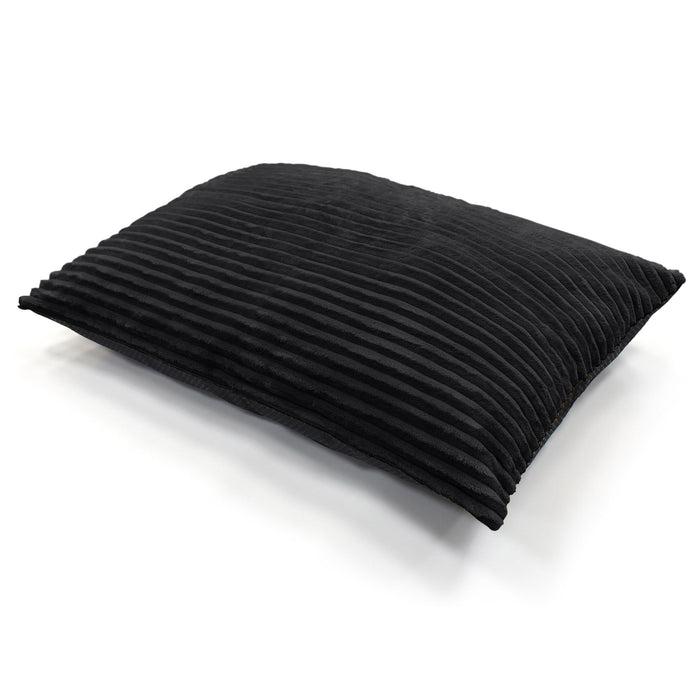 Corduroy Black Floor Cushion