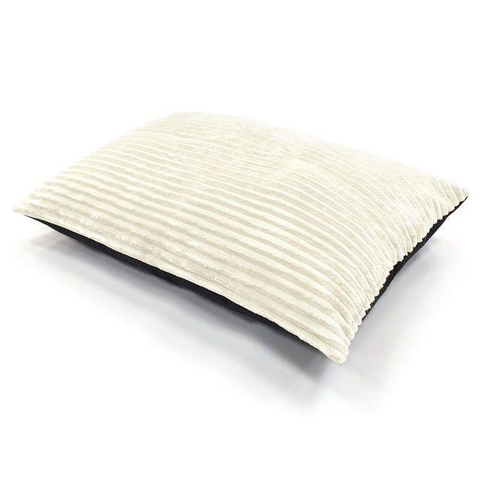 Corduroy Cream Floor Cushion