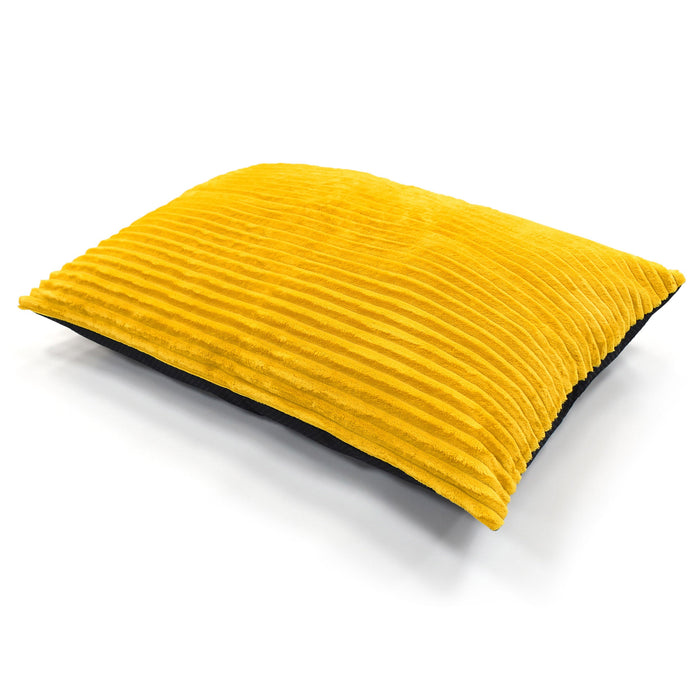 Corduroy Ochre Floor Cushion
