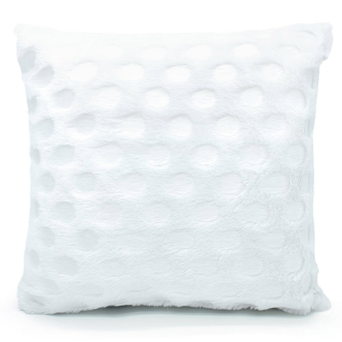 Cosmo White Faux Fur Cushion Cover