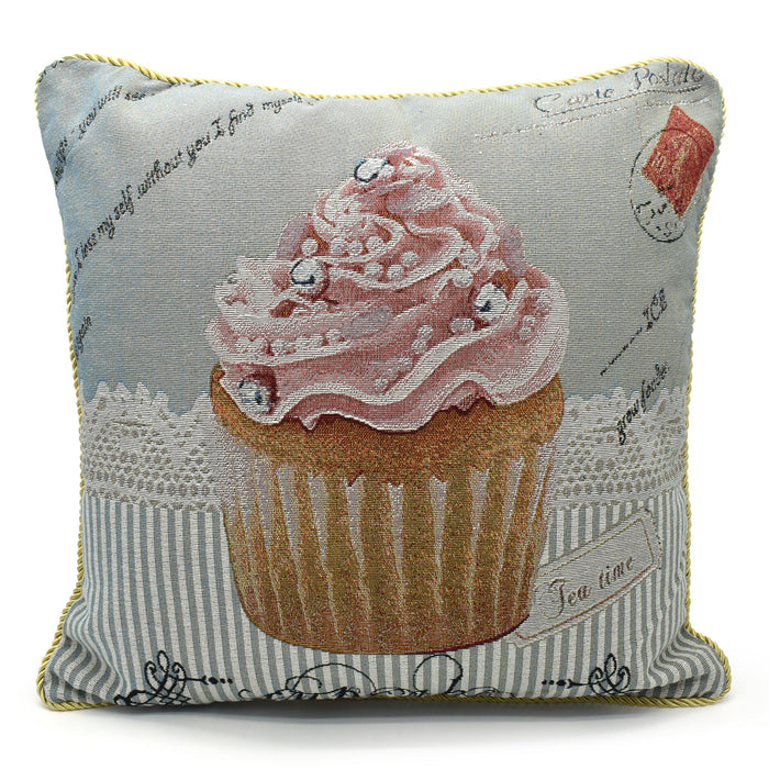Cupcake Tapestry Cushion Cover