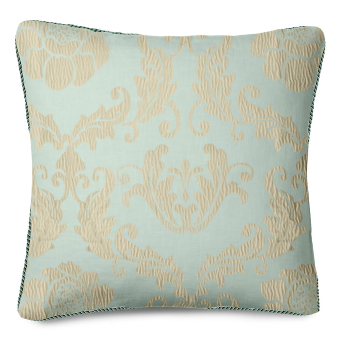 Damascus Duck Egg Jacquard Cushion Cover