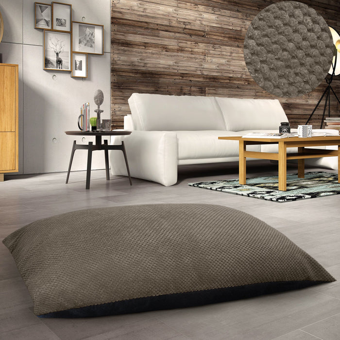 Elin Chocolate Floor Cushion