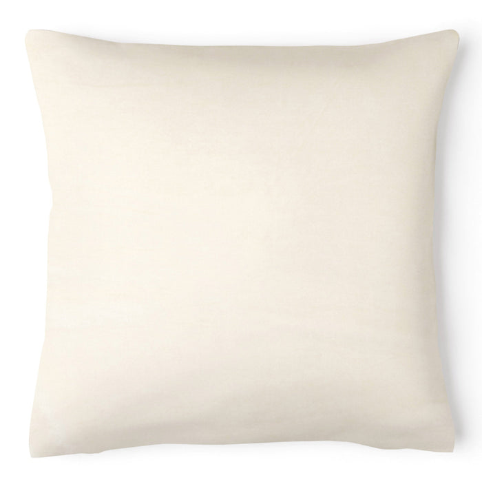 Grace Plain Cream Velvet Cushion Cover