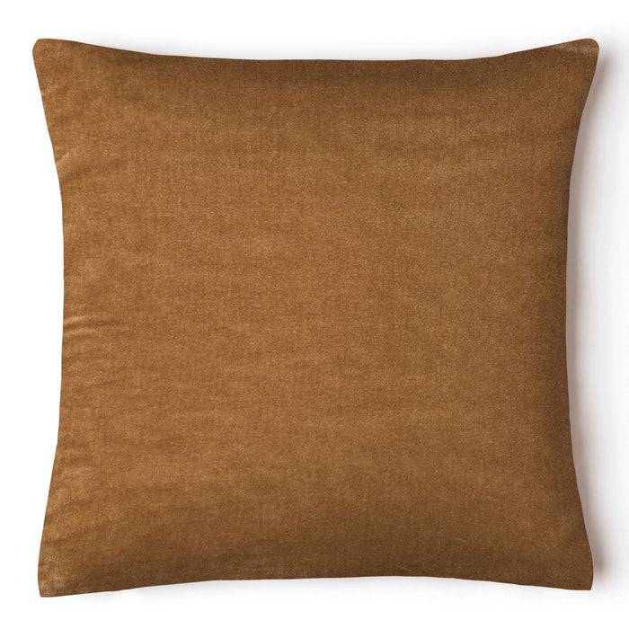 Grace Plain Latte Velvet Cushion Cover