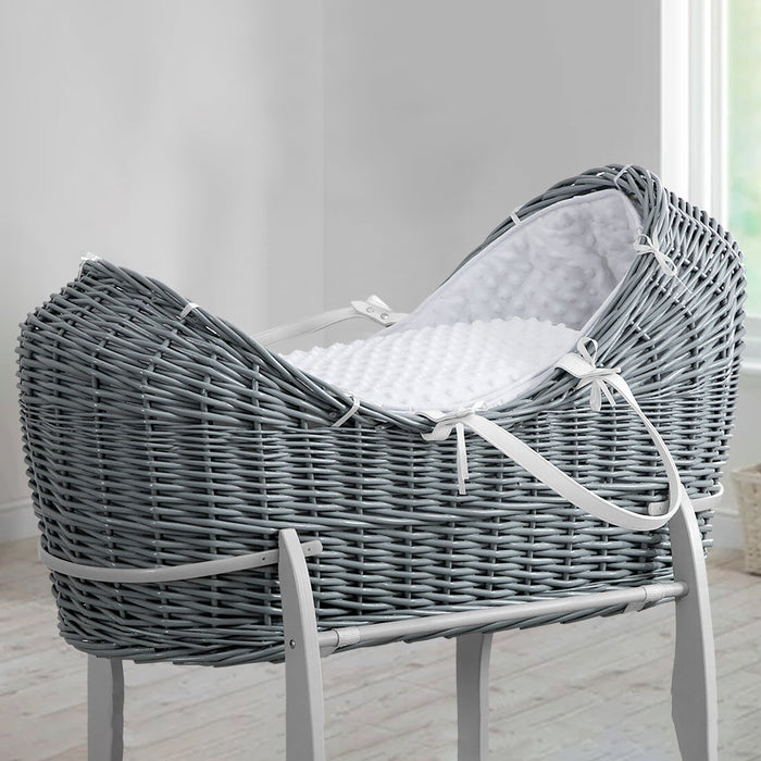 Grey Pod Basket & White Popcorn Dressing