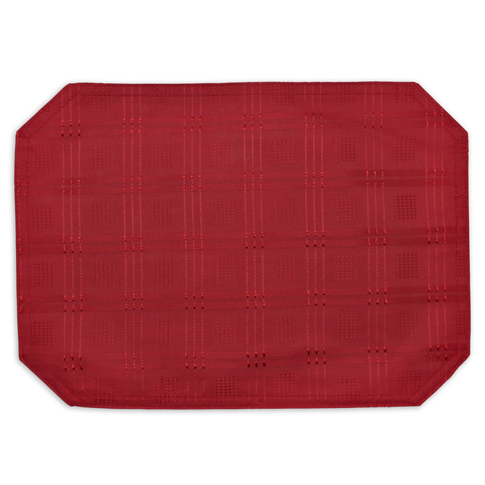 Hampton Luxury Jacquard Red Placemat