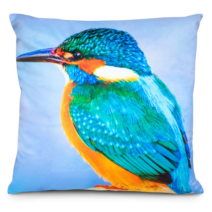 Kingfisher Printed Cushion Cover