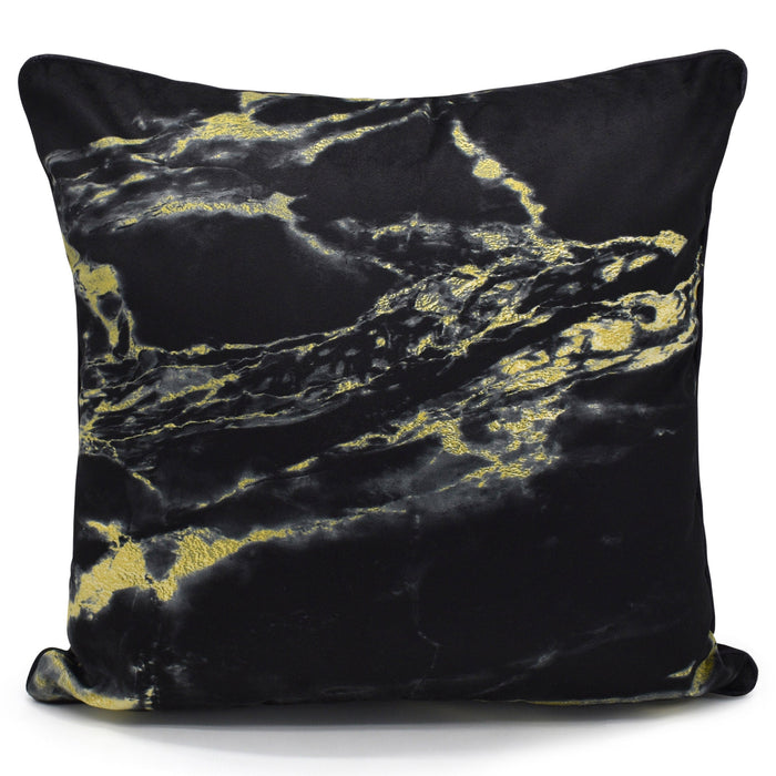 Marble Black Gold Cushion Cover