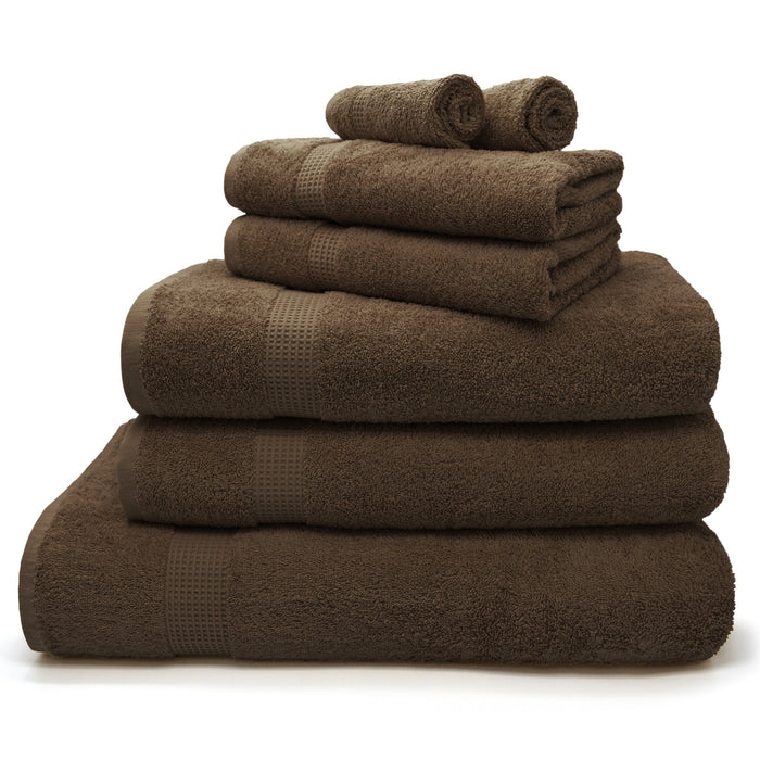 Egyptian 600gsm Chocolate Brown Cotton Towels