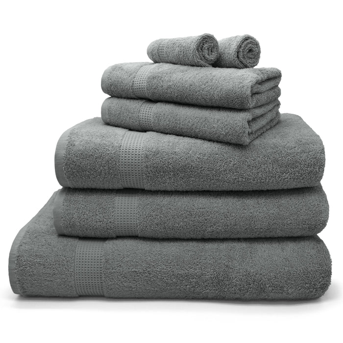 Egyptian 600gsm Grey Cotton Towels