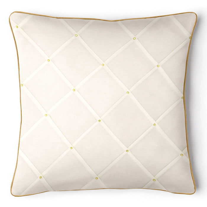 Natasha Pleated Latte Cushion Cover