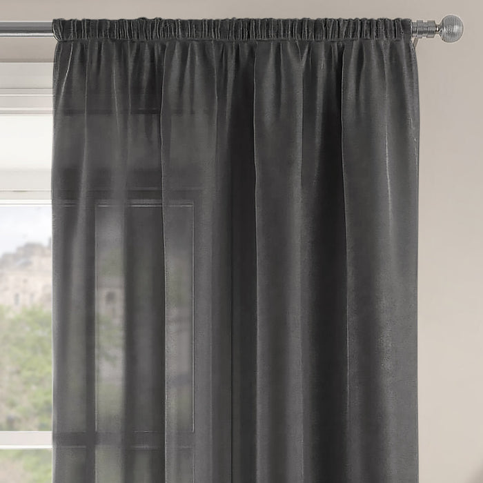Riva Black Slot Top Voile Panel