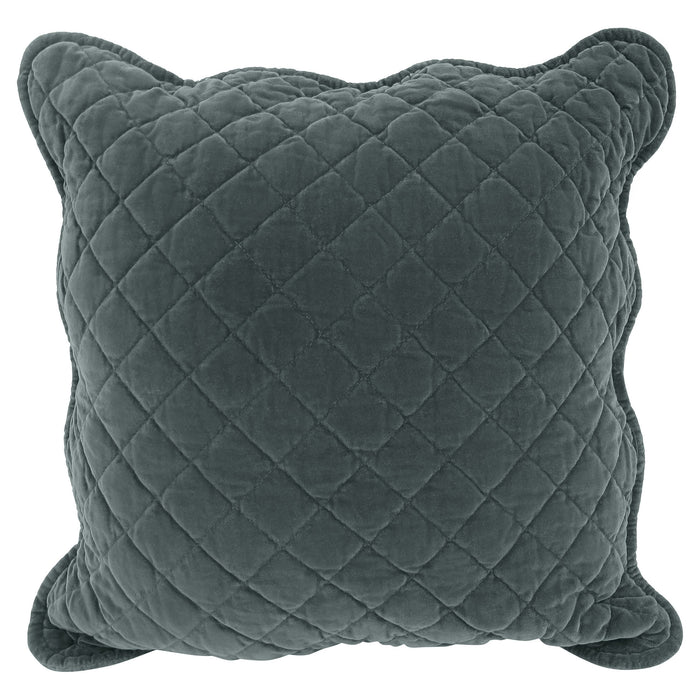 Sanzio Silver Velvet Cushion Cover
