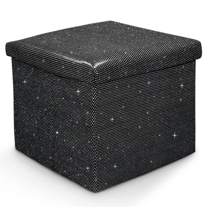 Ritz Glitter Storage Box Black