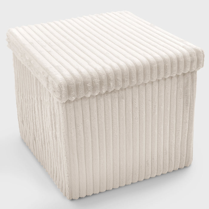 Corduroy Storage Box Cream