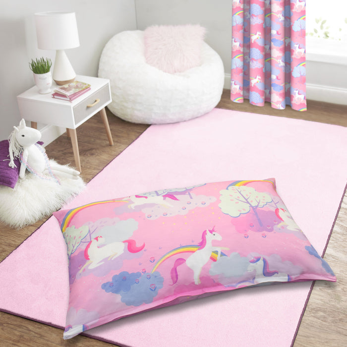 Unicorn Rainbow Floor Cushion