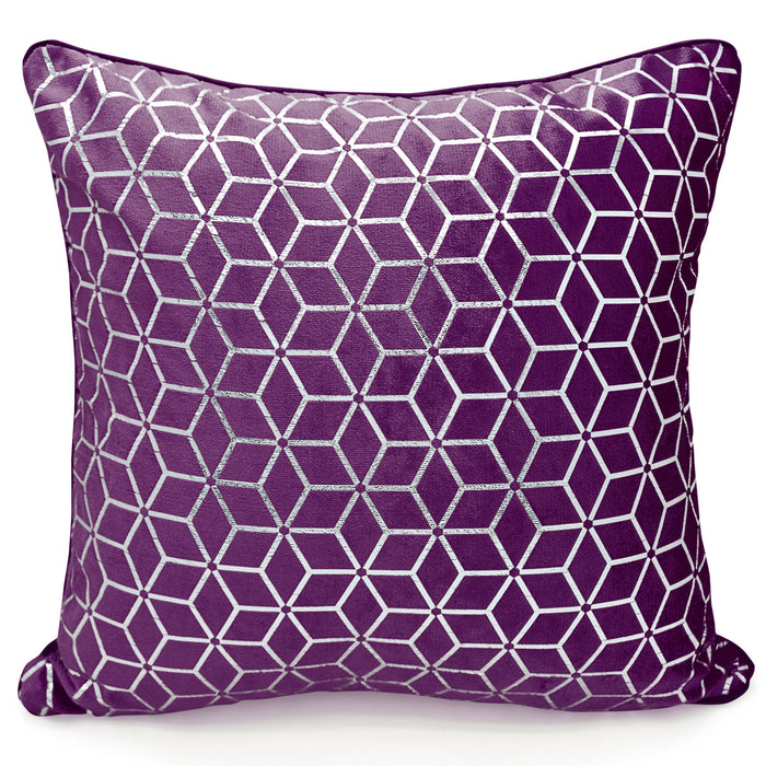 Vera Aubergine Cushion Cover