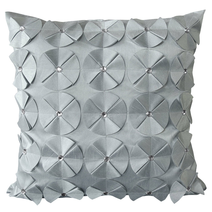 Vogue Silver Diamante Cushion Cover
