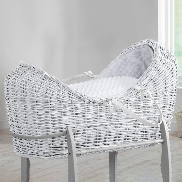White Pod Basket & White Popcorn Dressing