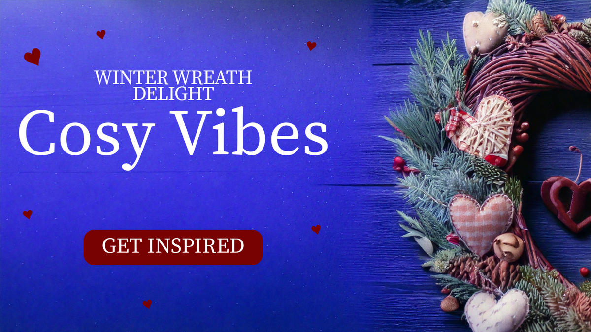 Rustic Heart-Shaped Wreath for a Winter Touch