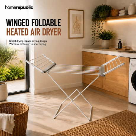 Home Republic Winged Foldable Heated Air Dryer