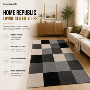 Home Republic Dexter Carved Rug Low Pile