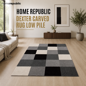 Home Republic Dexter Carved Rug Low Pile
