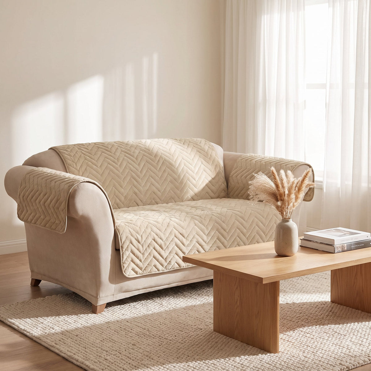 Home Republic Chevron Water Repellent Sofa Protector