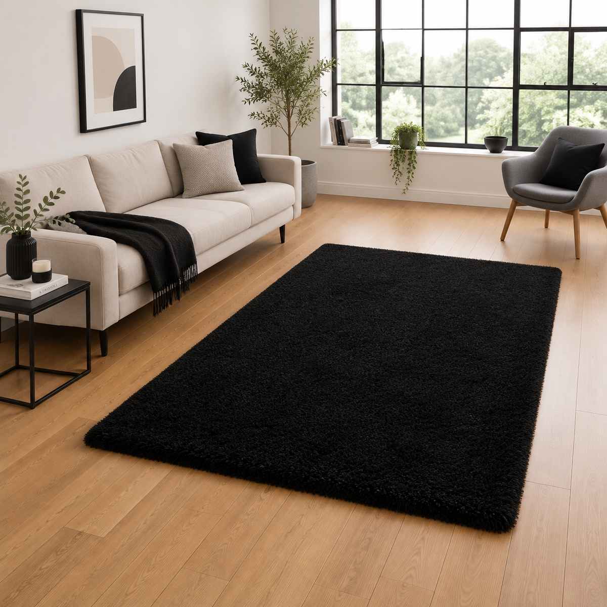 Home Republic Majestic Shagggy Rug Long Pile